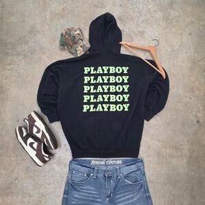Y2K Playboy Spell-Out Sweatshirt